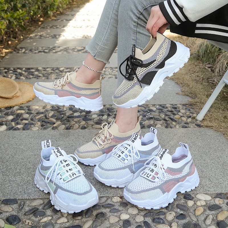 New lightweight spring racing shoes - breathable, comfortable, lightweight - casual women shoes - women's shoes anti-slip
