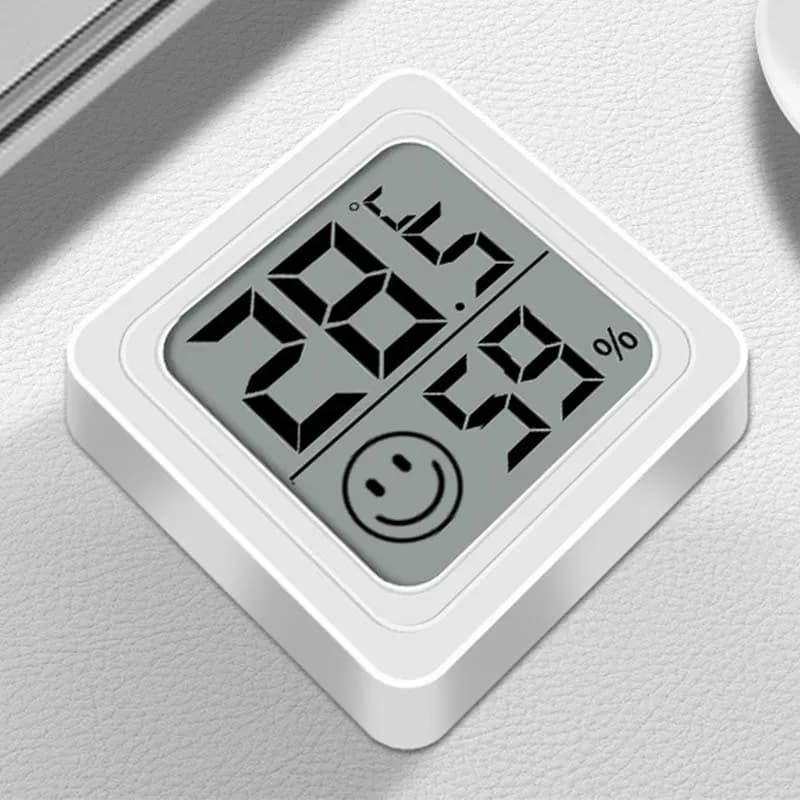 Mini Thermometer Digital LCD Hygrometer, Temperature and Humidity Meter for Interior, Sensor and Weather Station Indicator