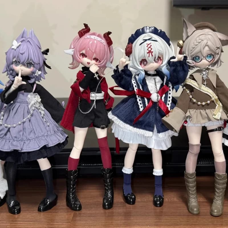 Nuova Action Figure Articolata Originale Meki 1/8 Bjd Oblivion's Luminasia, Blind Box, Bambola da Collezione, Ornamento, Regalo di Compleanno per Ragazze