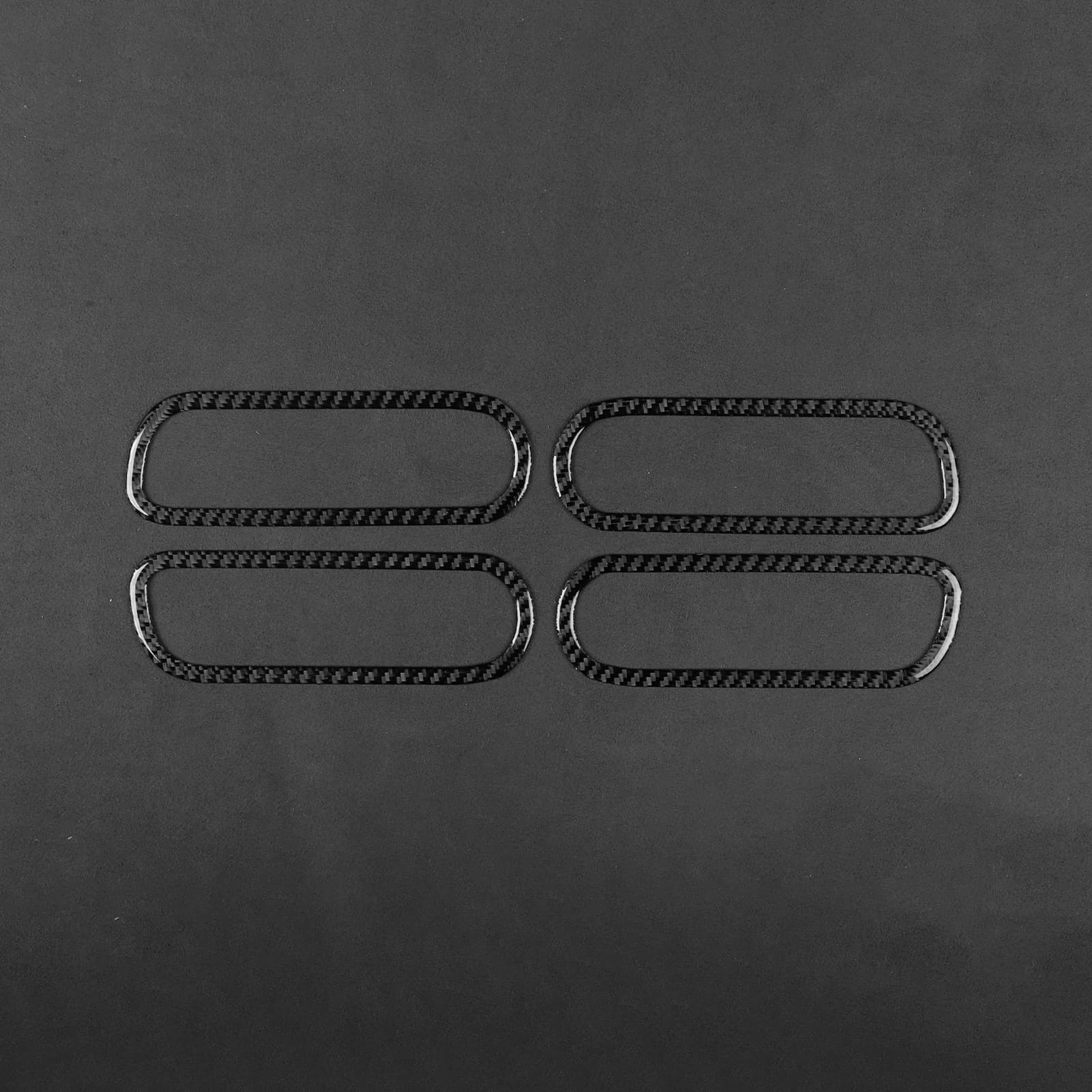 For SEAT Cordoba Ibiza 6L 2002-2009 Real Carbon Fiber Stickers Door Handle Switch Panel Cover Car Accessories Inside Decorative