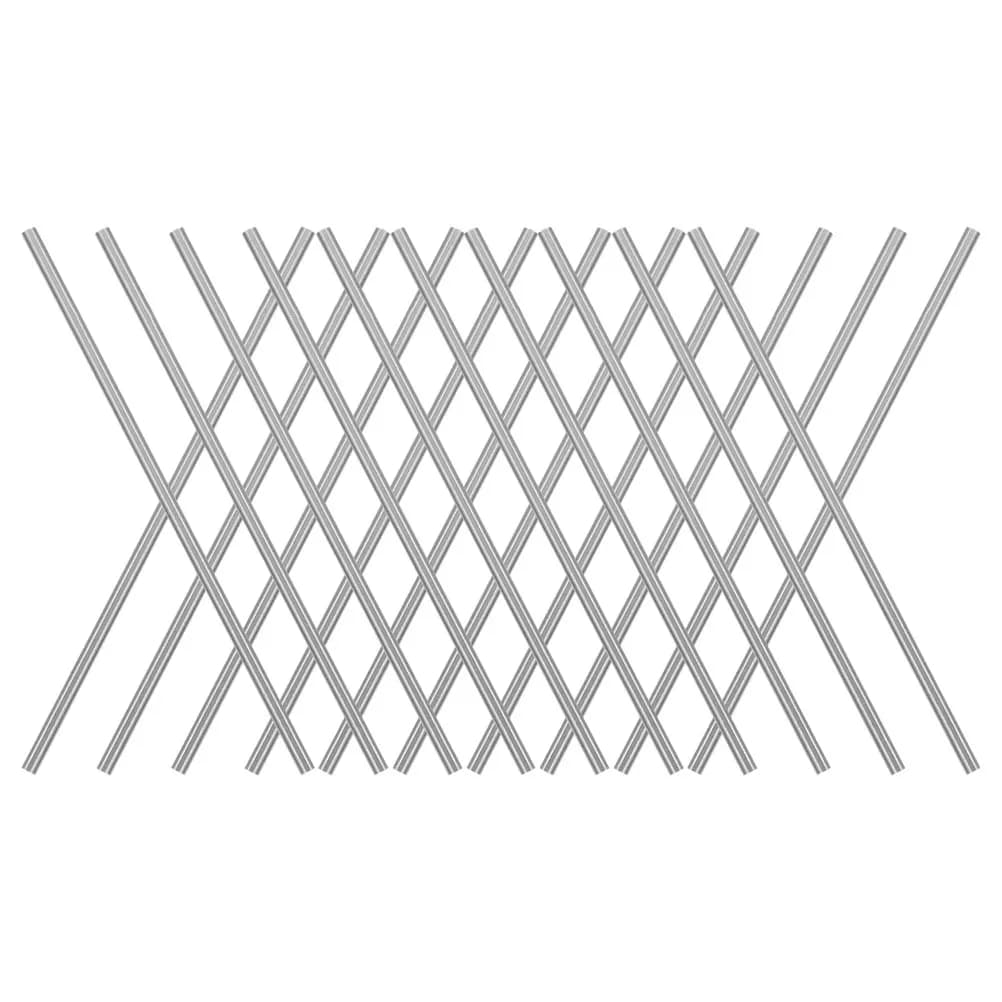 20Pcs Metal Rods Blocking Pins Steel Rods for Crafting Knitting Crochet Blocking Board Essentials Metal Crochet Hooks