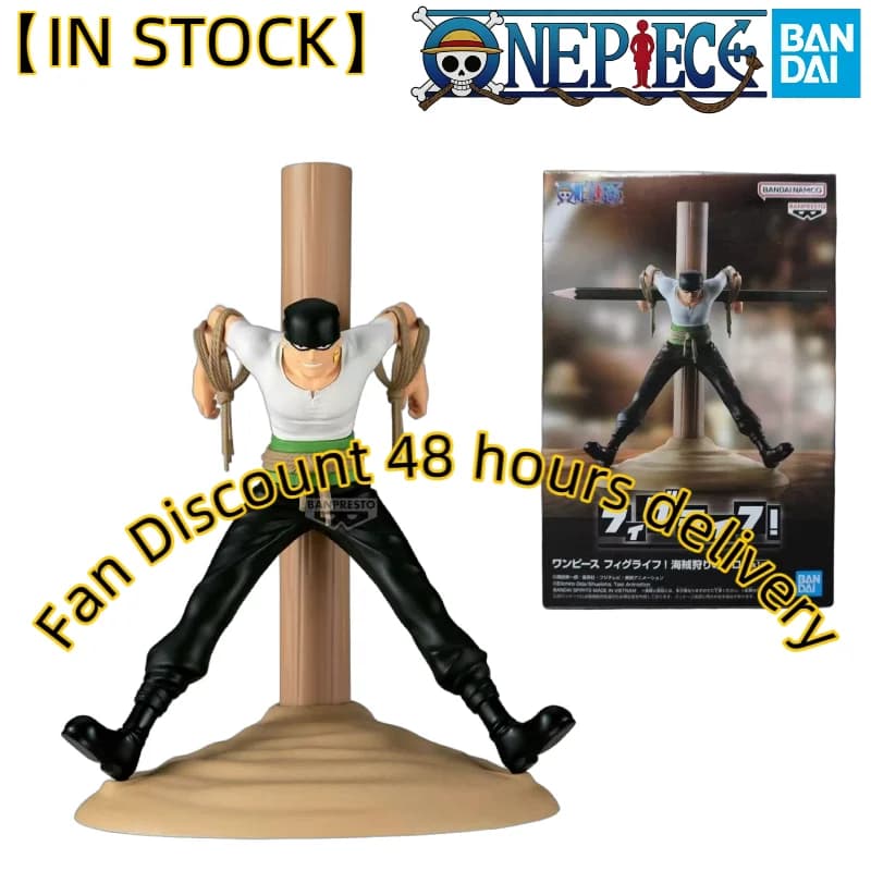 【DISPONIBILE】Fig Life! Originale Banpresto Action Figure da Collezione One Piece Roronoa Zoro - Prima Apparizione Cacciatore di Pirati
