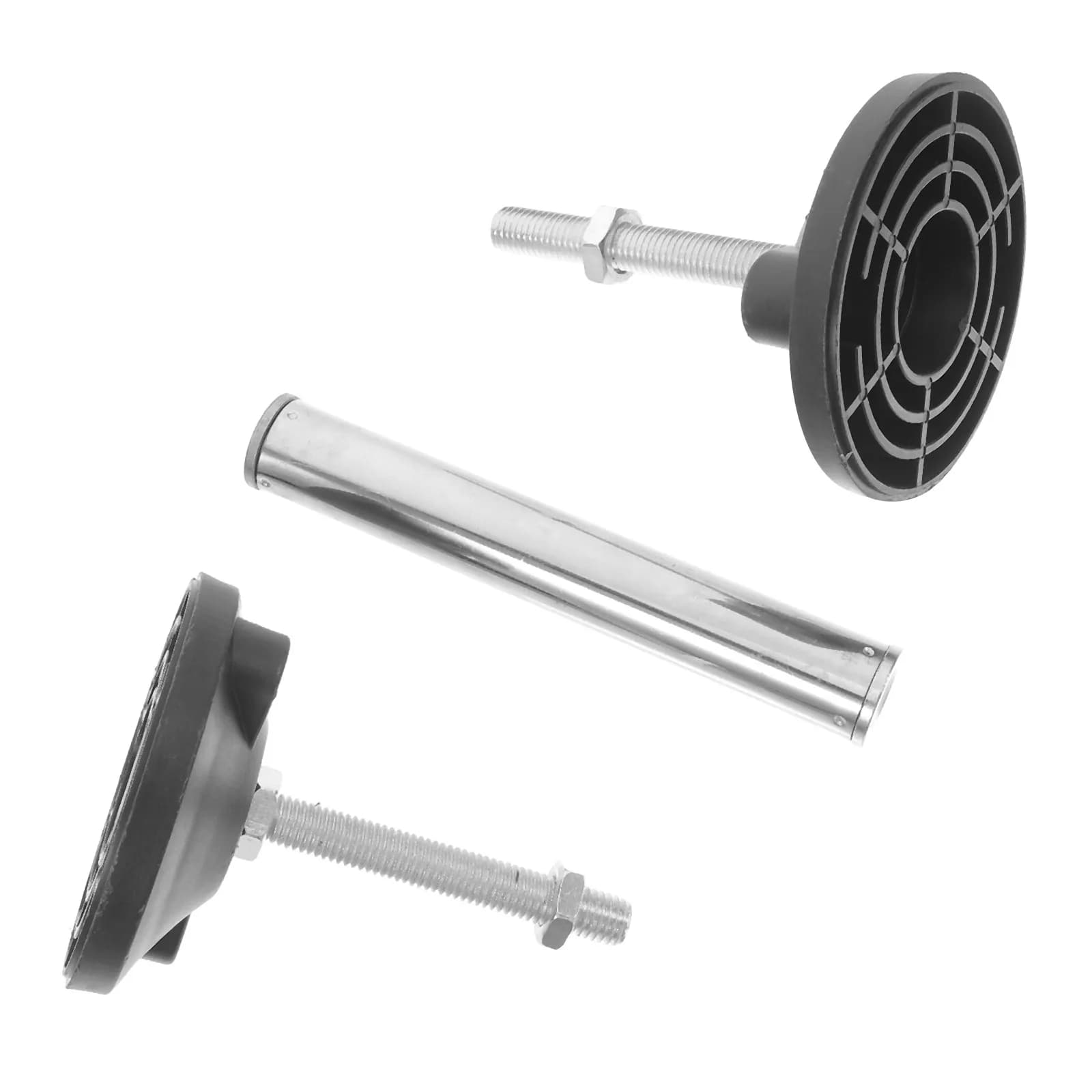 Supporto per Lavabo Sottopensile, Asta Telescopica Regolabile per Installazione Armadietto, Asta di Supporto per Armadietto a Specchio da Bagno 23-37Cm