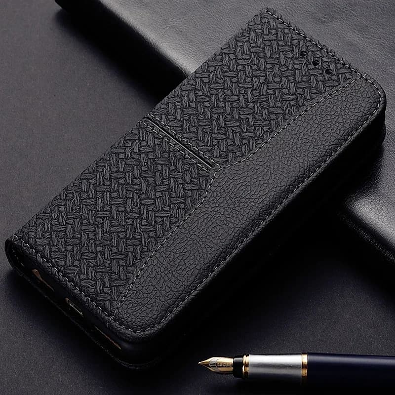 Leather Flip Case for Apple iPhone 13 11 12 14 15 16 17 Pro XS Max Air XR X 8 7 Plus SE 2020 2022 16e 17e Card Wallet Case Cover
