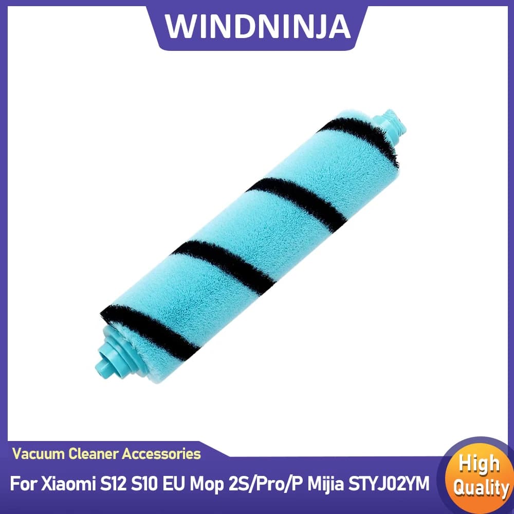 Rolling Brush For Xiaomi S12 S10 EU Mop 2S/Pro/P Mijia STYTJ02YM Sweeping Robot Vacuum Accessories Raplacement Soft Main Brush