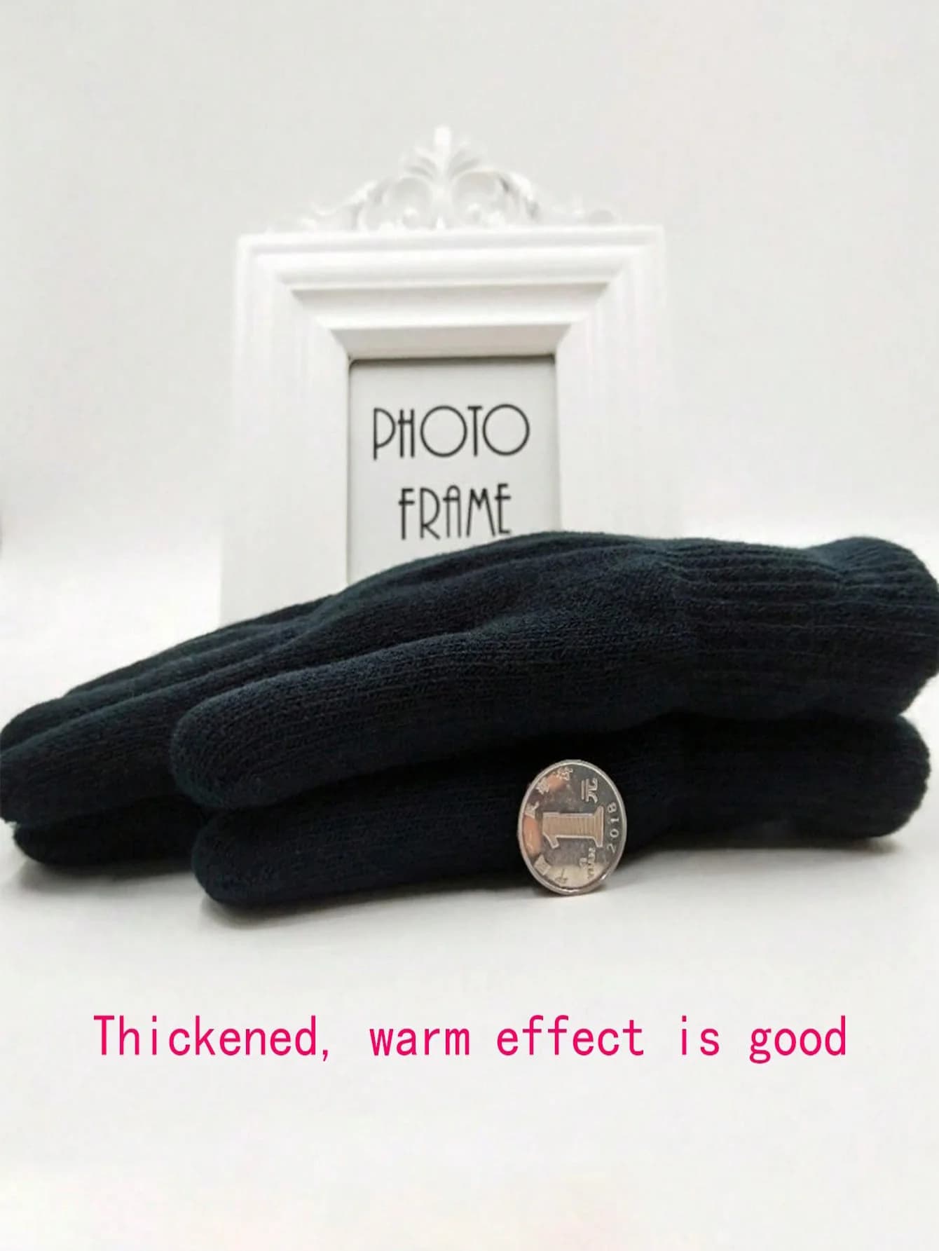 1 paio di guanti invernali caldi a doppio strato da donna, lavorati a maglia con pelle di cervo e pile per tenerti al caldo nel clima freddo, perfetti per feste, guida, ciclismo, escursionismo e scrittura. Accessori per Halloween, guanti invernali.