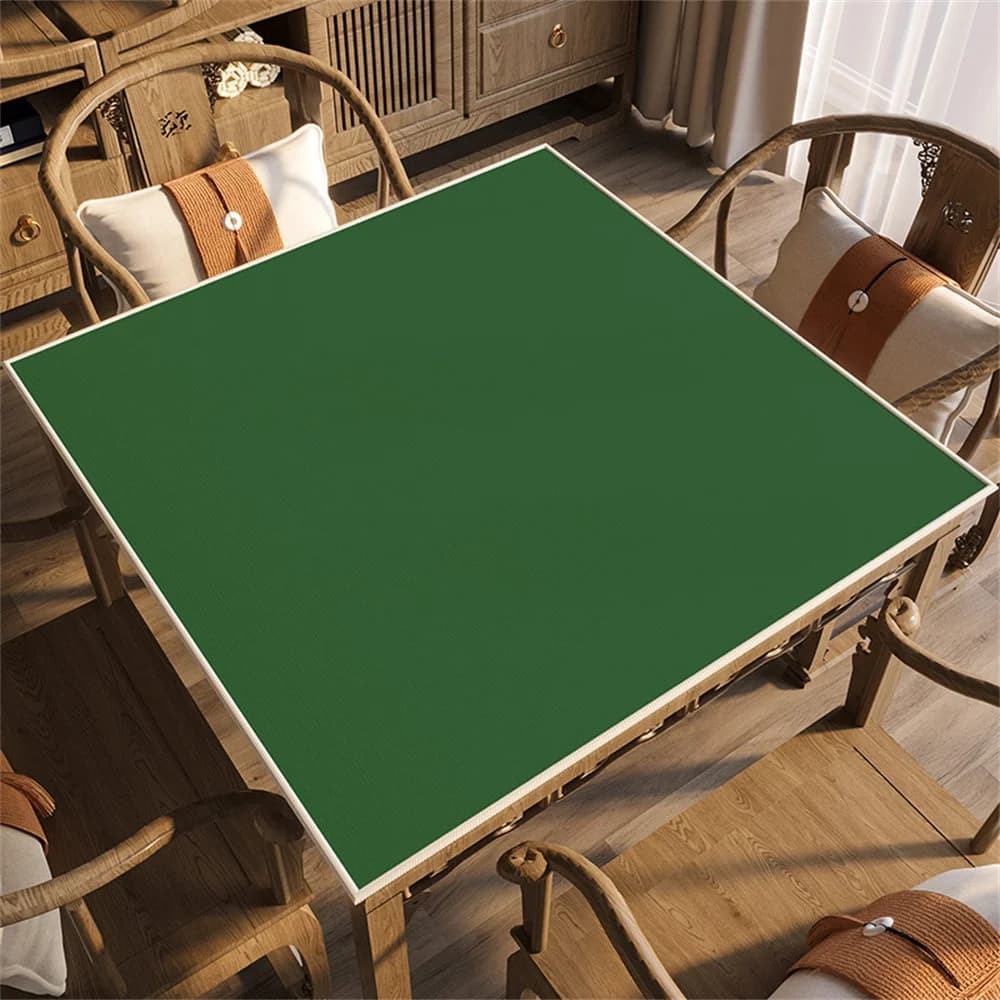 Tappetino Antiscivolo Verde Spesso per Tavolo da Mahjong, Isolante e Fonoassorbente, Copritavolo per Poker e Giochi da Tavolo