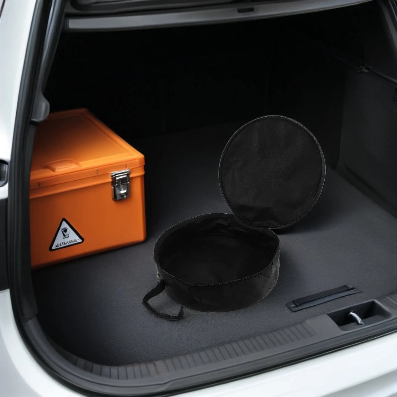Ev Charger Storage Bag High Density Protective Car Trunk Organizer Portable Ev Charging Cable Carrying Case for Electric Vehicle
