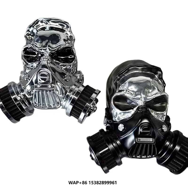 Kit filtro aria Skull adatto ai modelli Touring Sportster Dyna 18-24 Softail 17-23 Filtro aria modificata per moto 23 e poi 121CVO