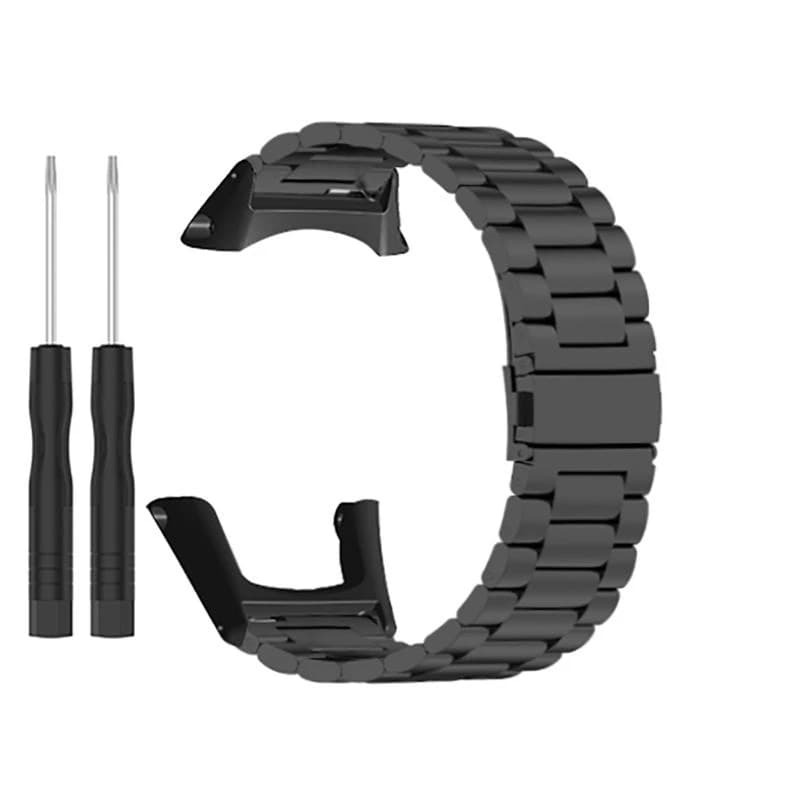 B0KF Wristband Belt for Sunnto Ambit 3/3 Run/2/1 Waist Strap Stainless Steel Bracelet