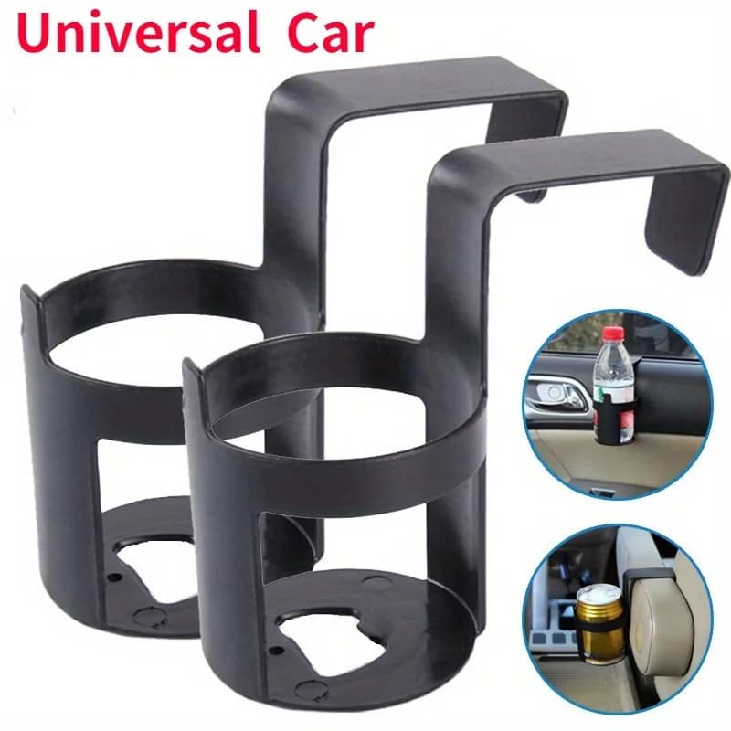 1PC Car portable cup holder, black water cup holder inside the car, car beverage holder, car storage rack, convenient cup holder