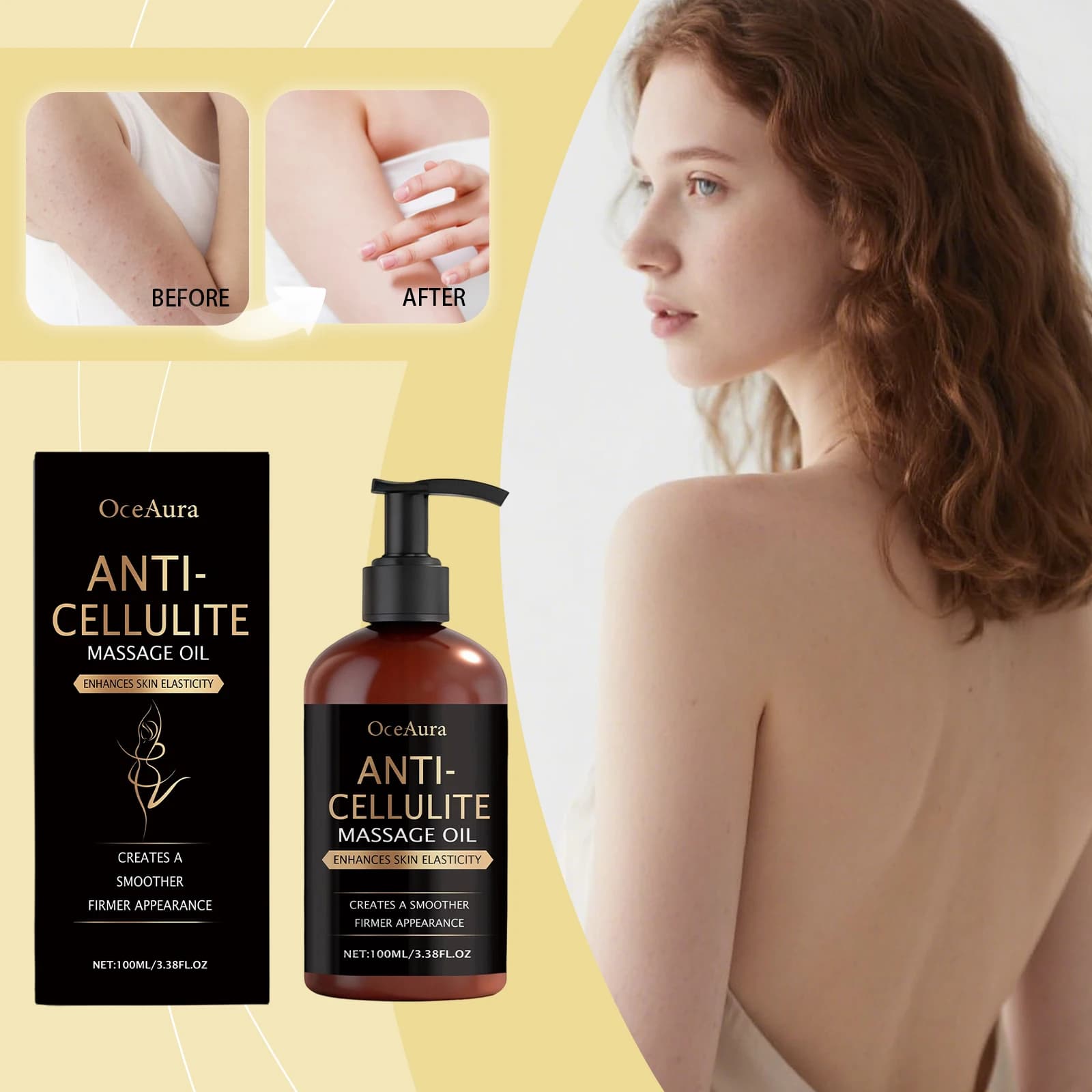 Olio da massaggio per il corpo con olio di buccia di pompelmo al limone idratante lenitivo non grasso per la pelle secca sollievo muscolare idratazione completa del corpo