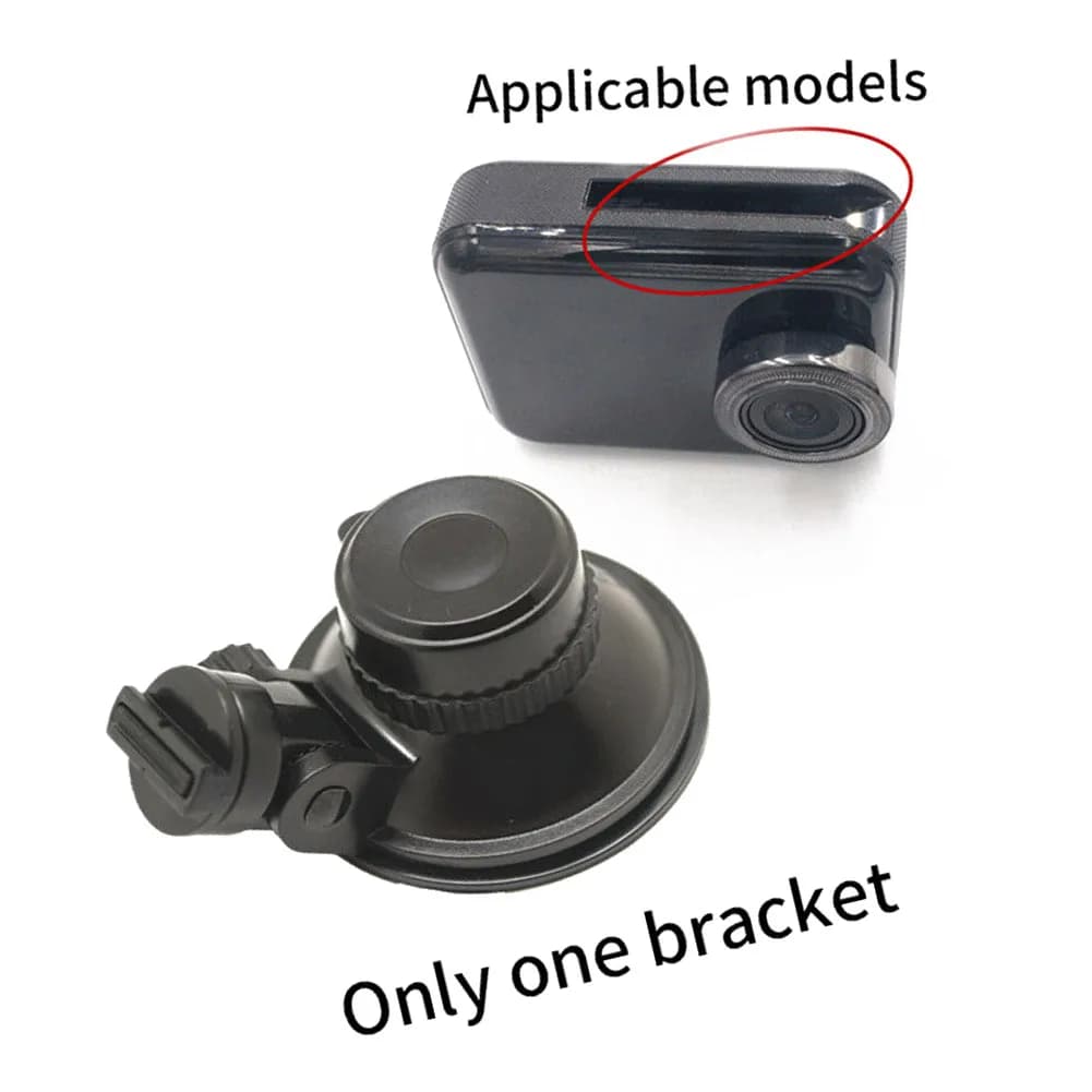 Support for dashboard camera with DVR support for car 360 degree swivel holder ABS plastic suction design