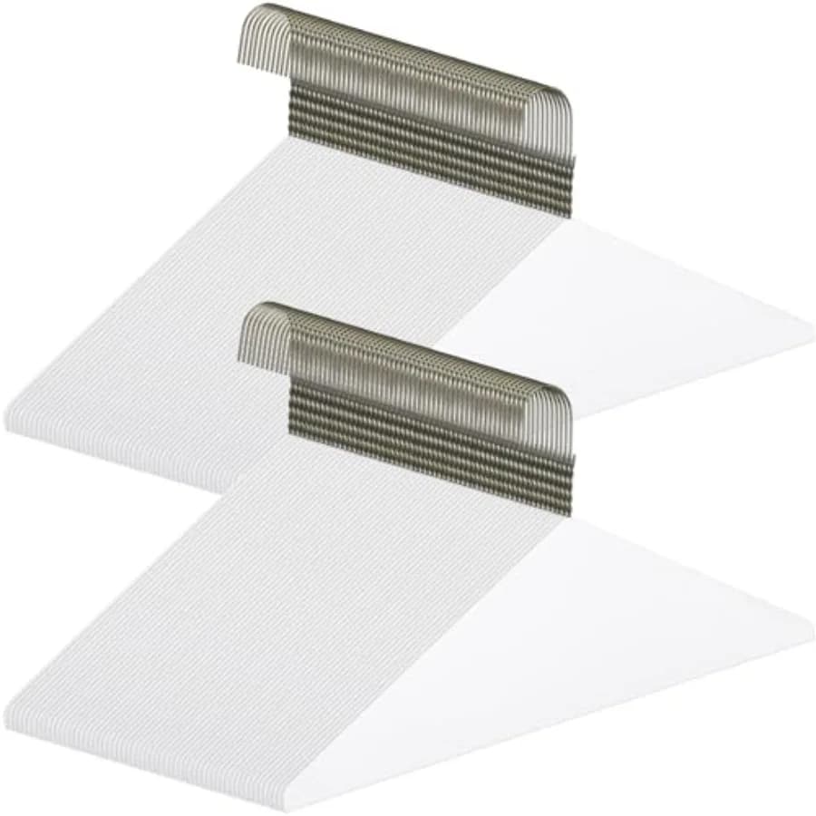 Confezione di appendiabiti in filo metallico da 16 pollici per lavanderia, per abiti, capi con cappuccio e pantaloni