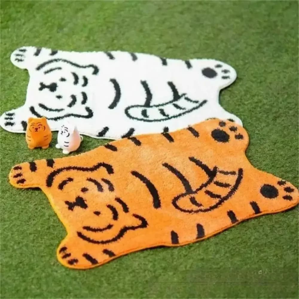 VIKAMA Footwear Tigre Cartoon Adorable Kids Room Mat Decorative carpet for living room, bedroom and entrance, home decor
