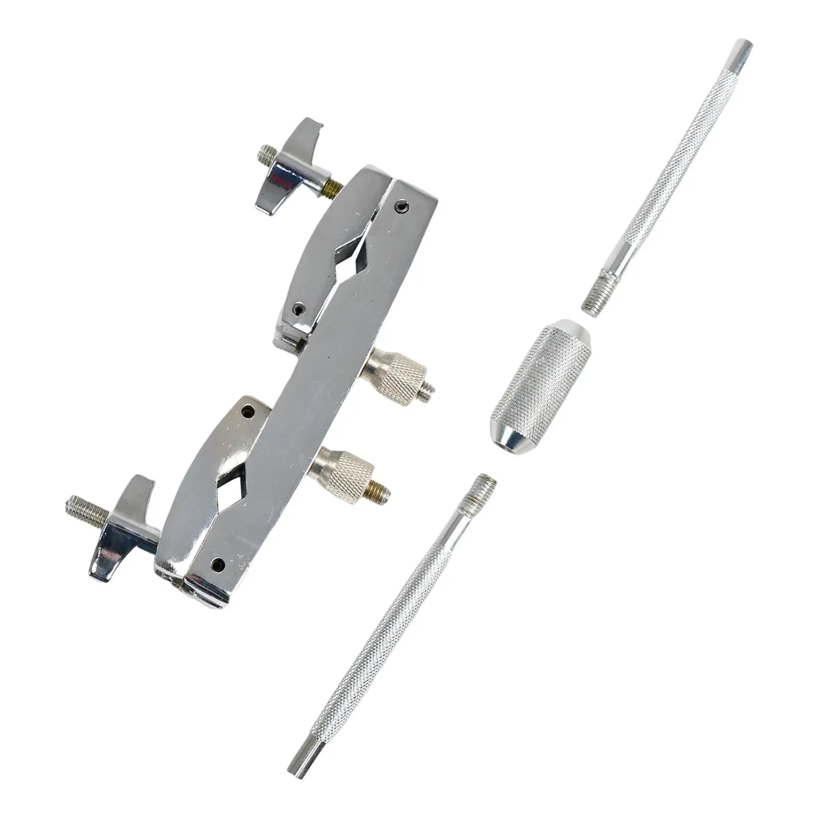 Kit Supporto Portatile per Drum Pad, Accessori per Strumenti Musicali, Parti Regolabili per Strumenti Musicali, Smorzatore Silenziatore per Batteria, per Bambini