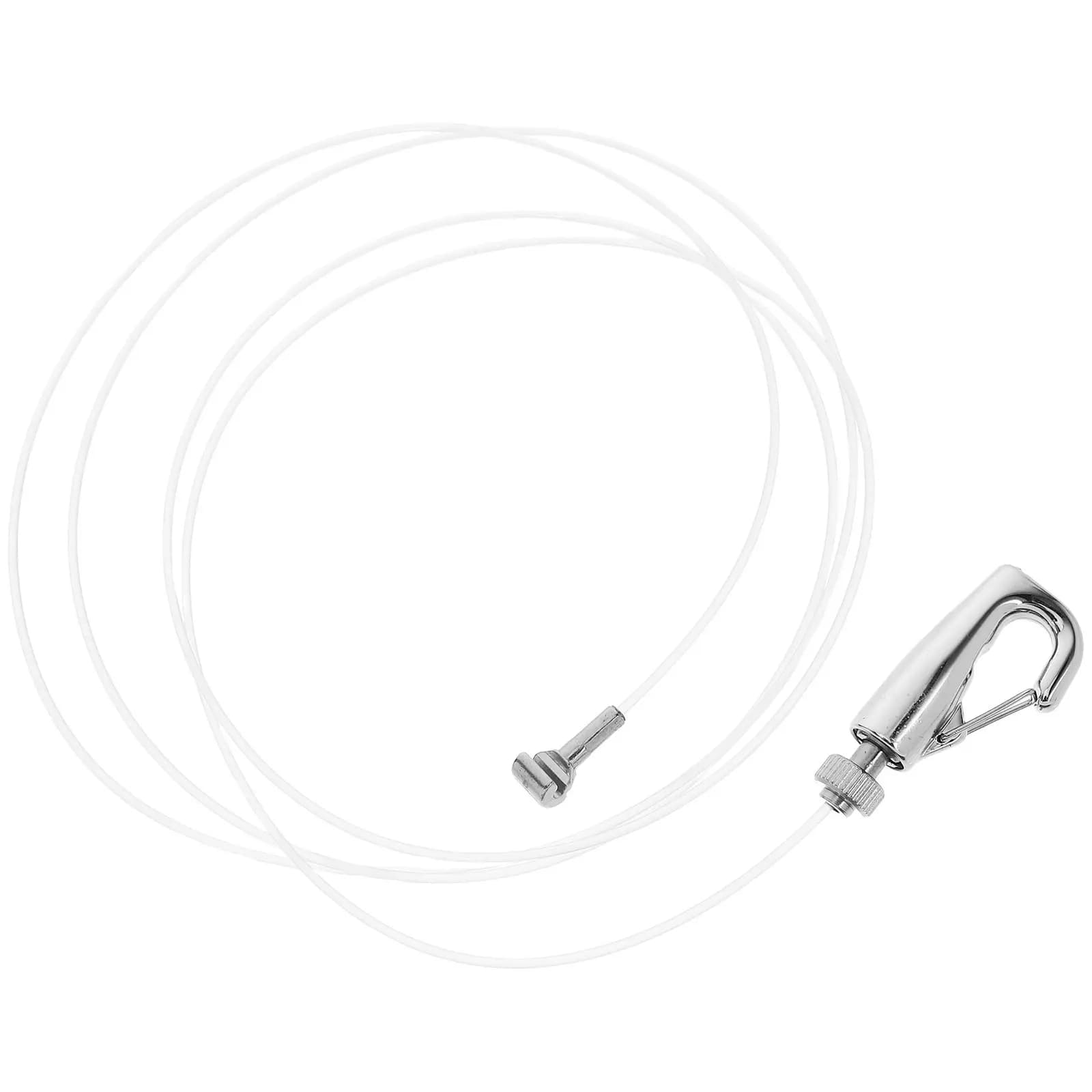 Set di 1 Filo in Nylon e Acciaio Inossidabile per Appendere Quadri, Resistente e Regolabile, per Studi d'Arte, Gallerie, Cornici, Fioriere e Luci