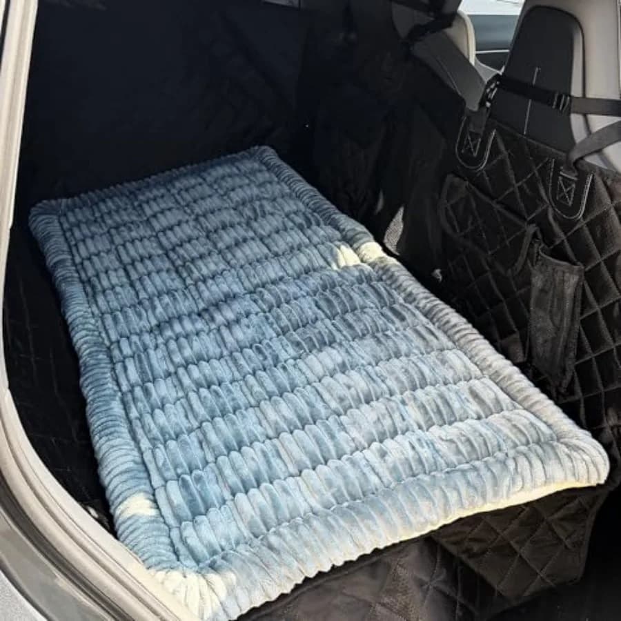 Tappetino per Cani sul Sedile Posteriore dell'Auto, Coprisedile per Cani, Coperta Morbida e Confortevole per Animali Domestici, Fondo Antiscivolo Migliorato