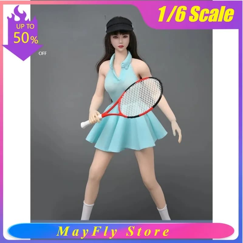 In Stock ZYTOYS ZY3034 1/6 Scale Soldier PVC Red/Green Tennis Racket Sports Equipment Model for 12'' Action Figure Body Doll