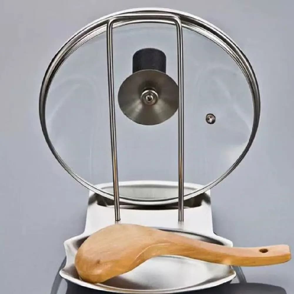 Stainless Steel Pot Lid Holder Kitchen Storage Rack for Utensils And Dish Storage Multi-Functional Home Use Organizer