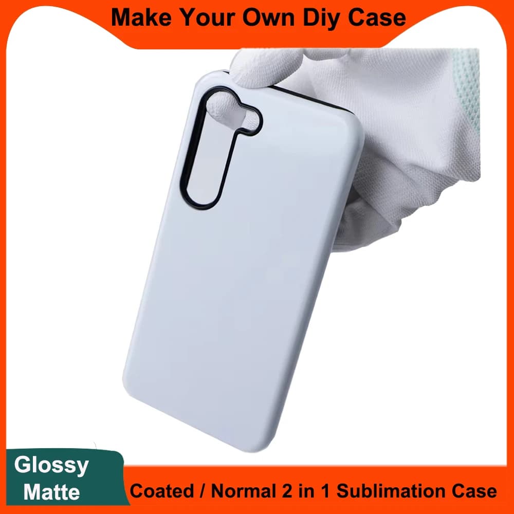 5pcs Blank Sublimation Case for Samsung Galaxy S26 S25 Ultra A05S Soft TPU PC Hard Photo Custom Heat Press Mobile Back Cover