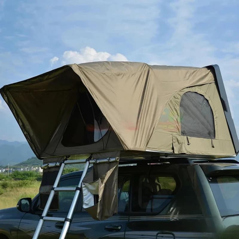 Tenda da Tetto Morbida in Alluminio Rivestito in PVC per 2-4 Persone, Vendita Diretta dalla Fabbrica