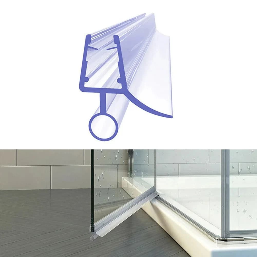 4-6mm Fino a 30mm Gap Bagno Doccia Schermo Porta Striscia di Tenuta Guarnizione Guarnizione Porta Doccia Guarnizione Deflettore Acqua Accessori Per il Bagno