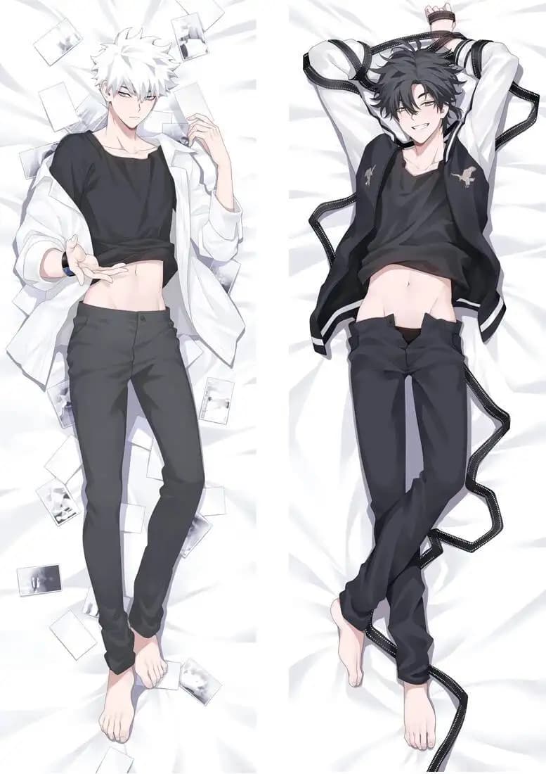 Anime DEVIL GAME LINK CLICK Dakimakura Waifu Federa 2 Lati Decor Federa Stampa Cerniera Corpo Fodera per Cuscino