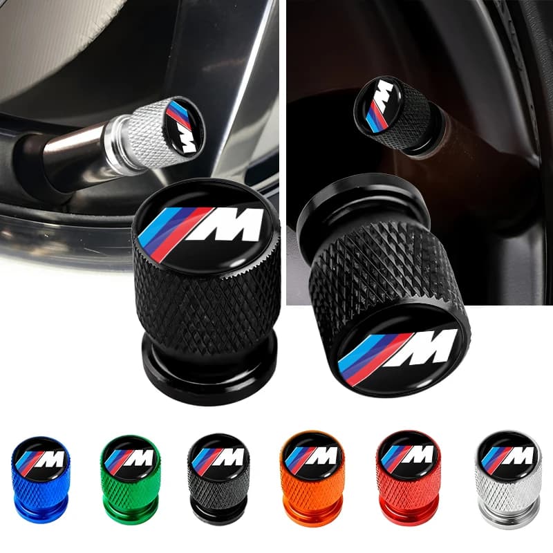 Tappi Valvola Pneumatici Auto Impermeabili Antipolvere per BMW M E34 E36 E60 E90 E46 E39 E70 F10 F20 F30 X5 X6 X1 M3 M5