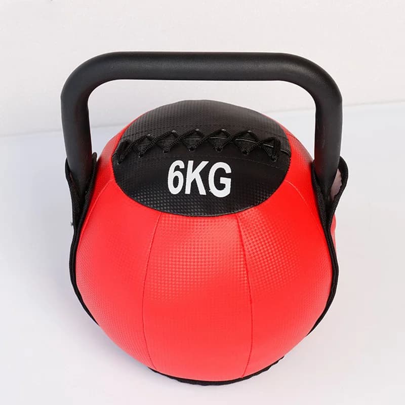 Kettlebell Soft 4KG and 6KG with Ergonomic Grips, Gymnastics Gymnastics, Exercise and Training for Men and Women