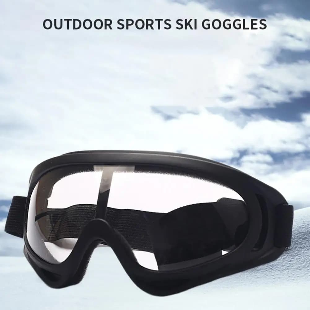 Occhiali da sci con protezione UV, cinturino regolabile antiappannamento, occhiali da snowboard antivento per uomo, donna, ciclismo, alpinismo