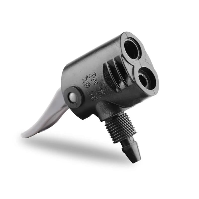 1PC Pompa per bicicletta Ugello Adattatore per tubo flessibile Doppia testa Parti di pompaggio Accessori di servizio Servizio F/V A/V Schrader/Presta Convertitore valvola