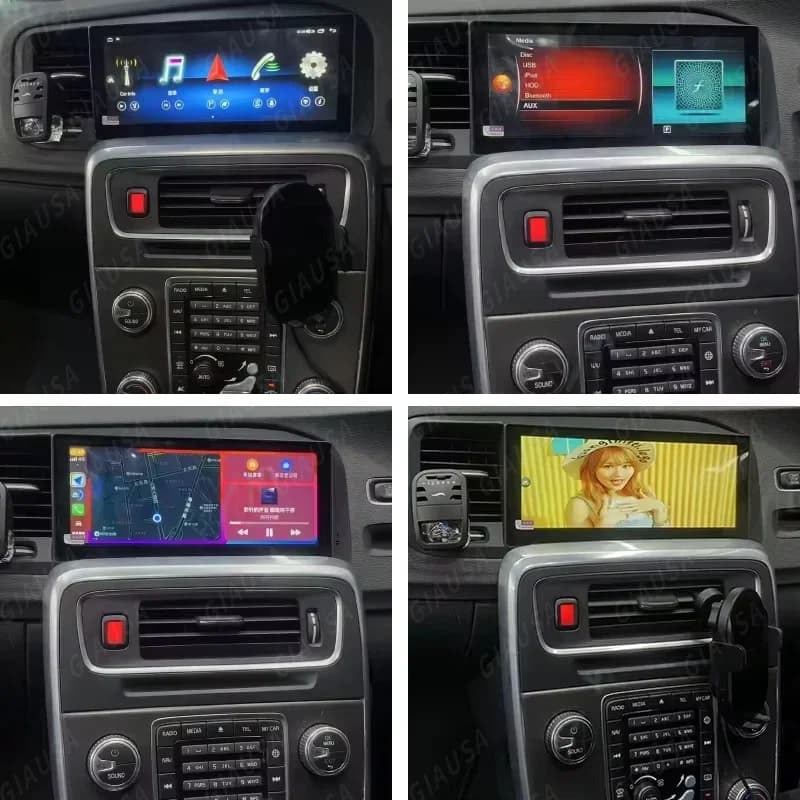 Per Volvo S60 V60 8.8 pollici 2011-2020 Autoradio Lettore Video Multimediale Android 13 Navigazione GPS DSP Wireless Carplay 4G WiFi