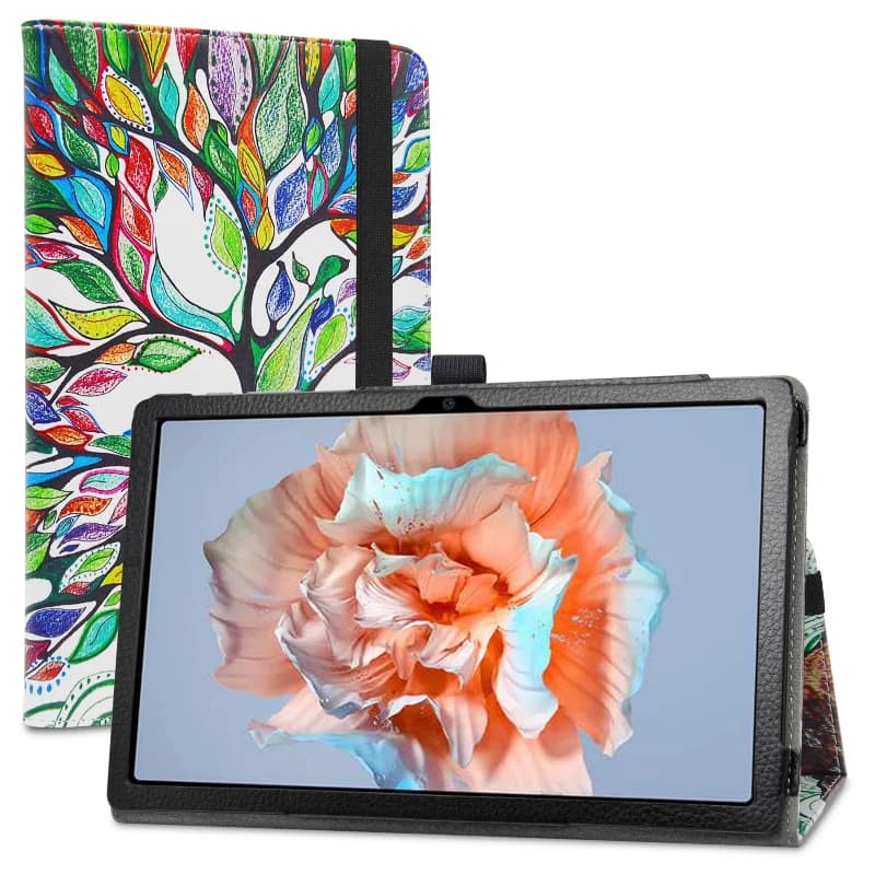 Tablet case for 10.5 "Blackview Tab 15 PU leather folding case with elastic closure