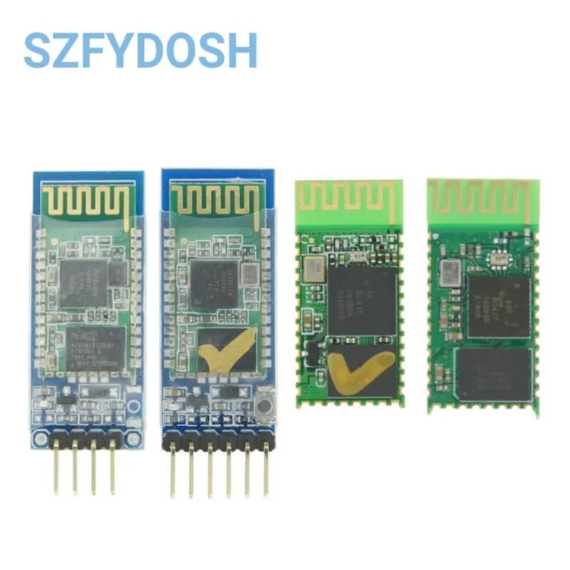 HC-05 HC-06 Master-Slave 6pin/4pin Anti-retromarcia, modulo passante compatibile con Bluetooth integrato seriale Wireless per Arduino