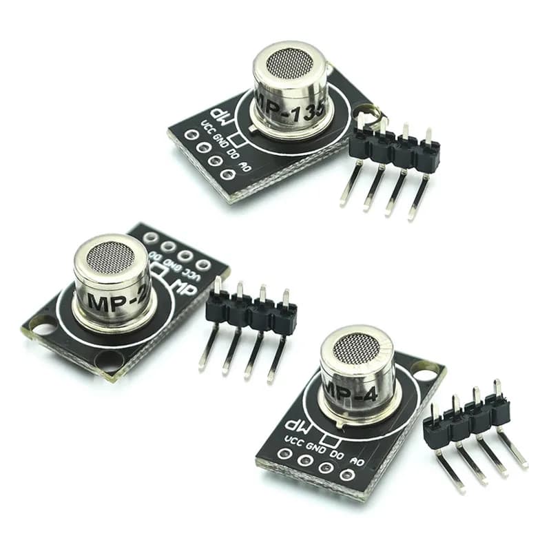 Modulo rilevatore di fumo gas combustibile MP-2 MP-3B MP-4 MP-5 MP-8 MP-135 Sensore a semiconduttore per sistema di allarme metano GPL propano