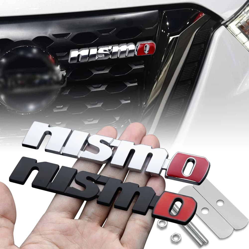 Car Grid Front Decorative Trim Grill Car Sticker External Parts For Nissan Nismo Sheet X-trail Qashqai Note Juke Sentra