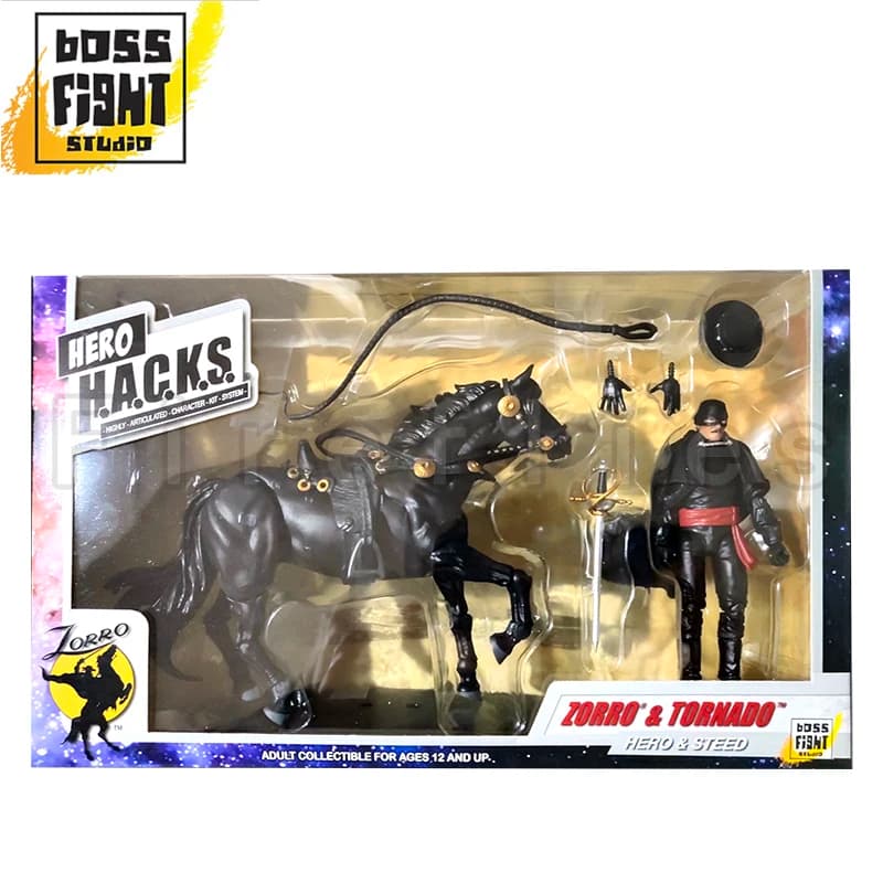 1/18 Boss Fight Studio BFS Action Figure Hero HACKSS Giocattolo modello collezione anime Zorro e Tornado