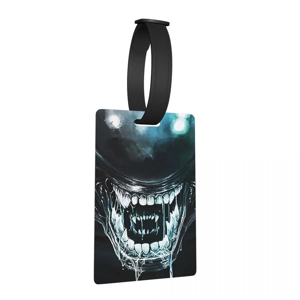 Xenomorph Alien Etichette per bagagli Accessori per valigie Viaggi Carino Bagagli Etichetta d'imbarco Porta etichette ID Nome Indirizzo