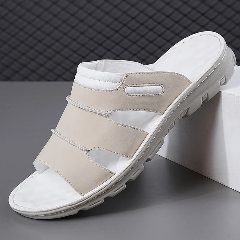 Unisex Summer Beach Slippers Soft Rubber Sole Non Slip Quick Dry Breathable Indoor Outdoor Shower Casual Slides