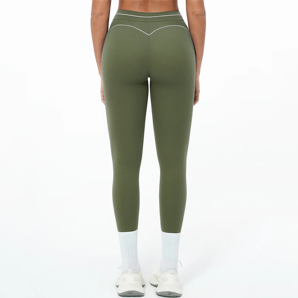 Leggings Yoga a Vita Alta con Contrasto di Colore per Donna, Pantaloni Sportivi da Fitness, Allenamento in Palestra, Ciclismo e Casual