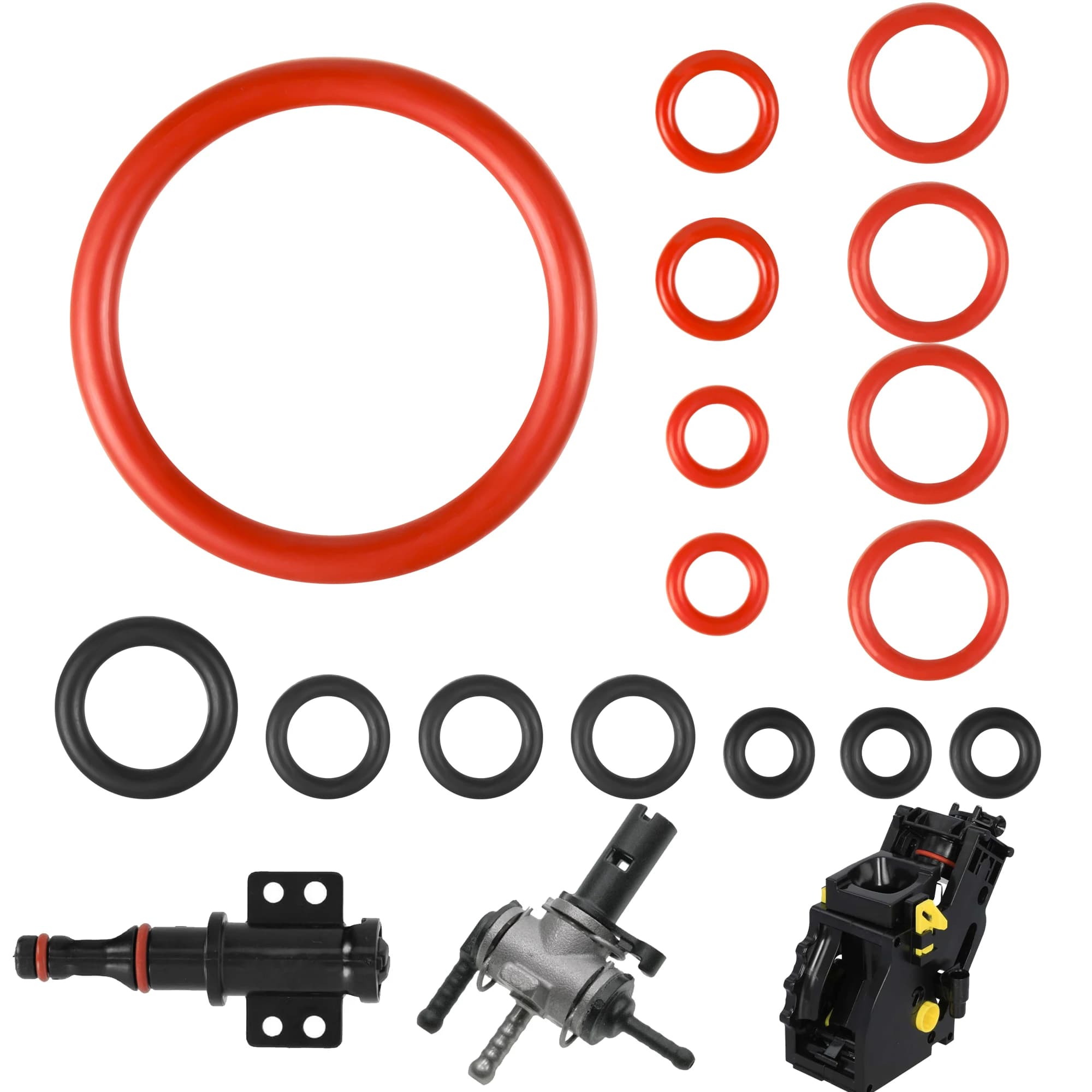 40PCS Kit di manutenzione O-ring di tenuta O-ring per caffè per valvola di supporto Valvola di vapore Valvola di uscita compatibile con SAECO