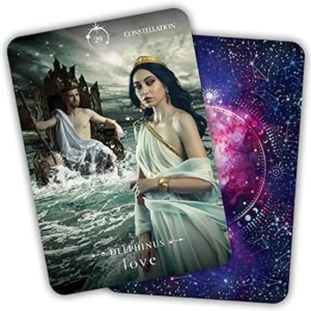 Carte da 44 pezzi Oracle of The Universe Divine Guidance From The Cosmos 10,4 * 7,3 cm
