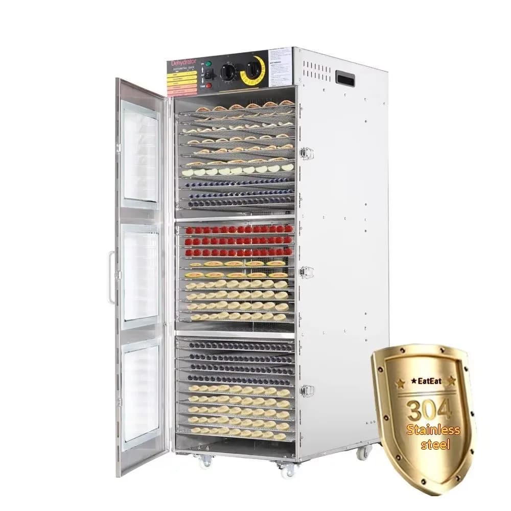 Commercial Fruit Dried Food Dehydrator Seafood Meat Vegetable Food Dryer Air Drying 32-Layer 220V