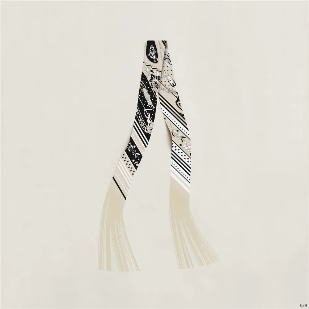 Imitation Silk Korean Long Tassel Ribbon DIY Decoration Fashion Accessories Hair Band 5x130cm Women's Decorative Scarf