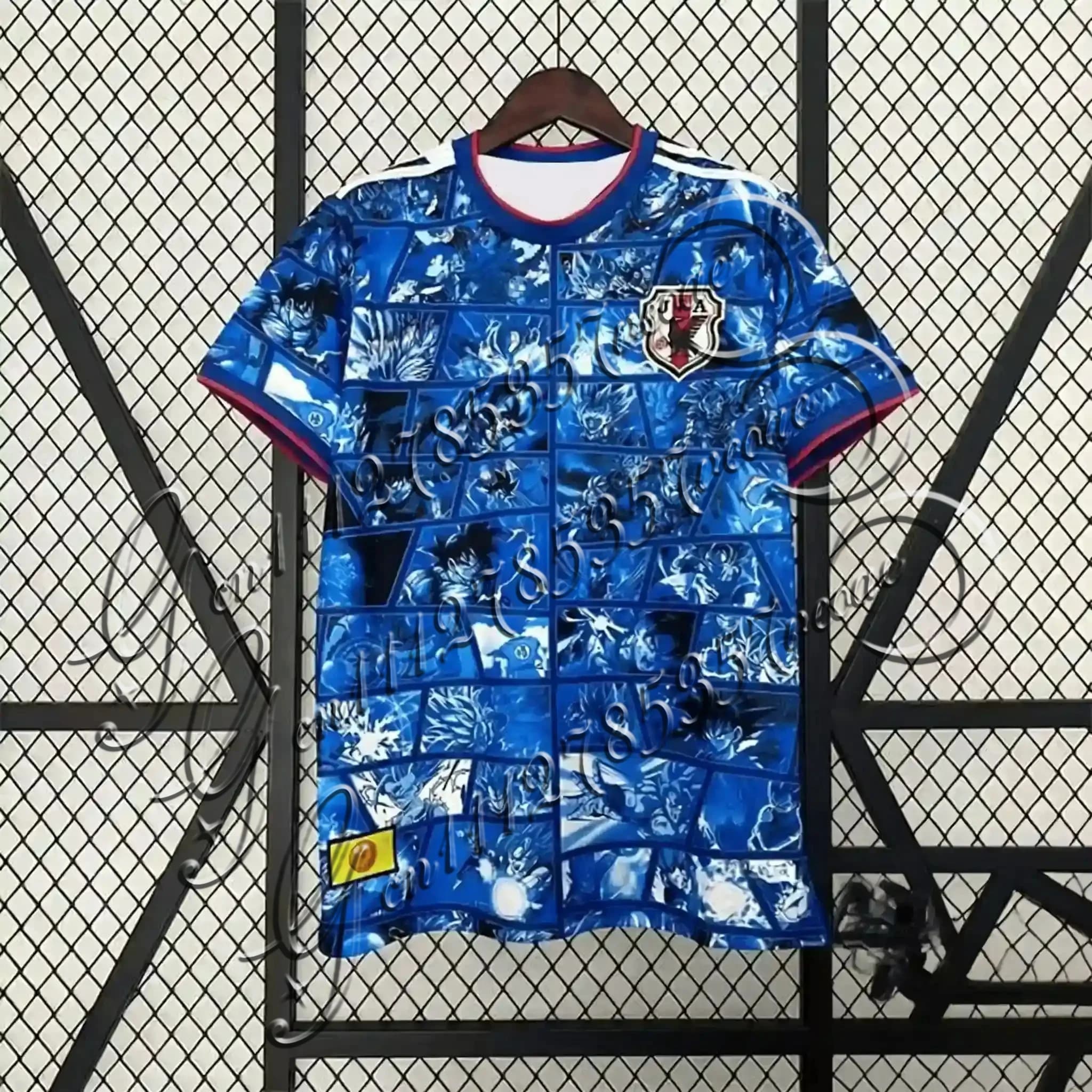 Japanese national football shirt Sea Wave Jingle Cat Darth Vader T-shirt Football clothing Men's T-shirt Women's T-shirt Kids Top