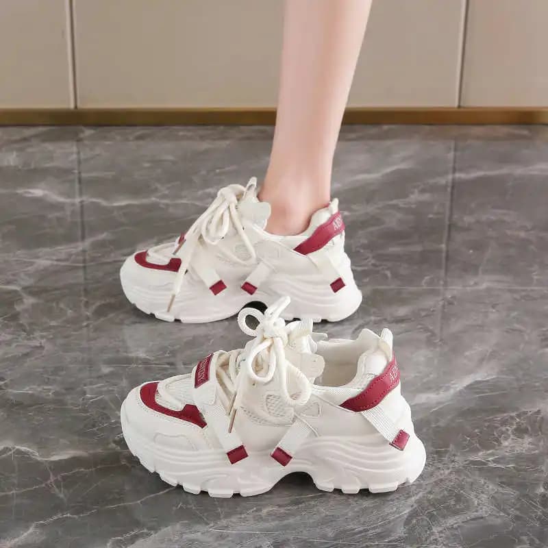 Scarpe da ginnastica da donna Sumer Autunno Scarpe da ginnastica nere da donna per allattamento Moda Scarpe azzurre Sport Sport e tempo libero Kit di fabbrica 2025