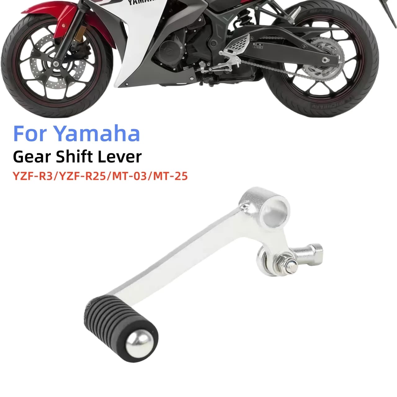 Leva del Cambio per Yamaha YZF R3 R25 MT03 MT25, Leva del Cambio Regolabile Ricambio