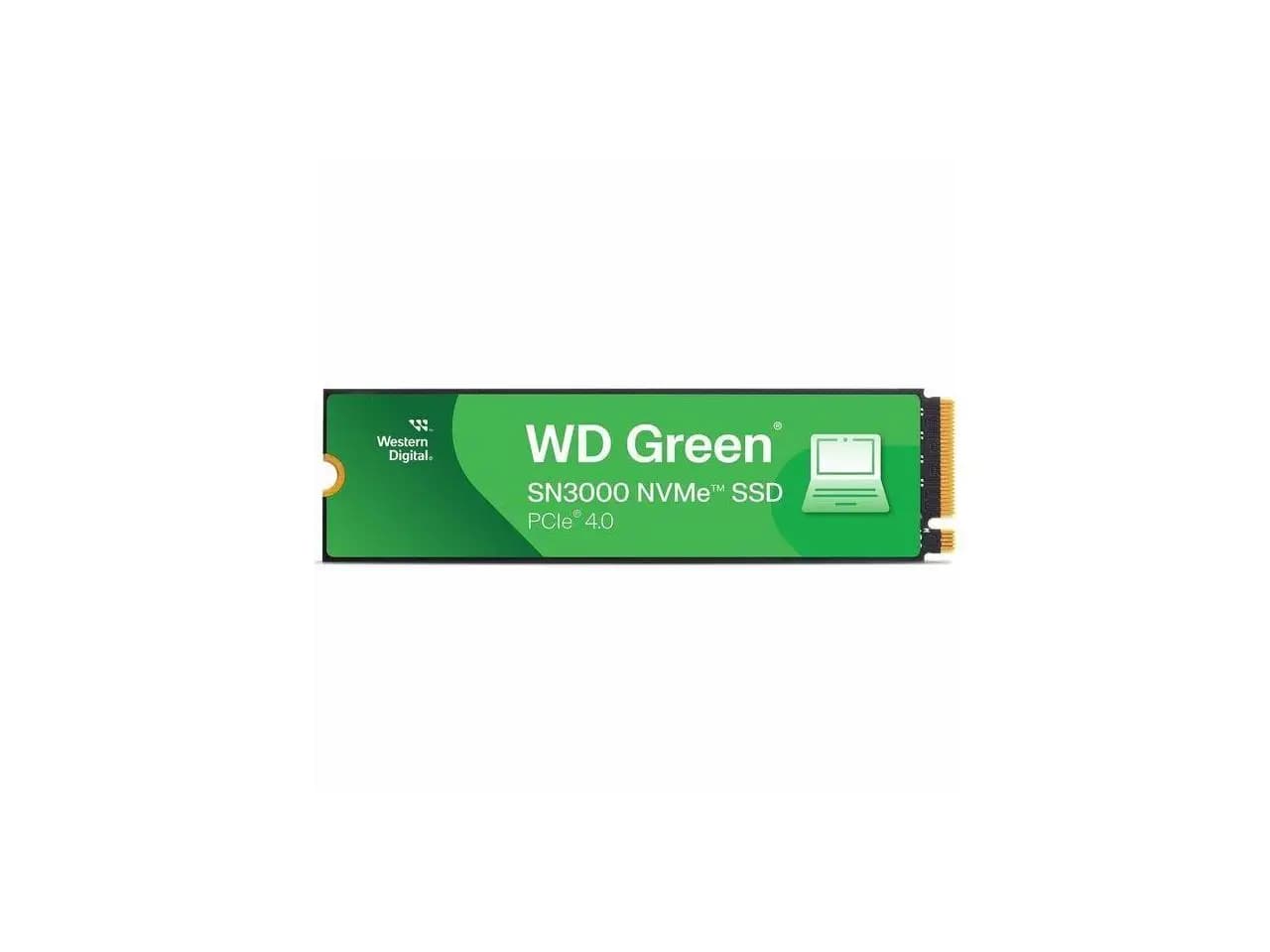 Western Digital Green SN3000 WDS100T4G0E-00CPS0 1 TB Solid State Drive - M.2 2280 Internal - PCI Express NVMe 4.0 x4 - Notebook, Desktop PC, Computer Device Supported