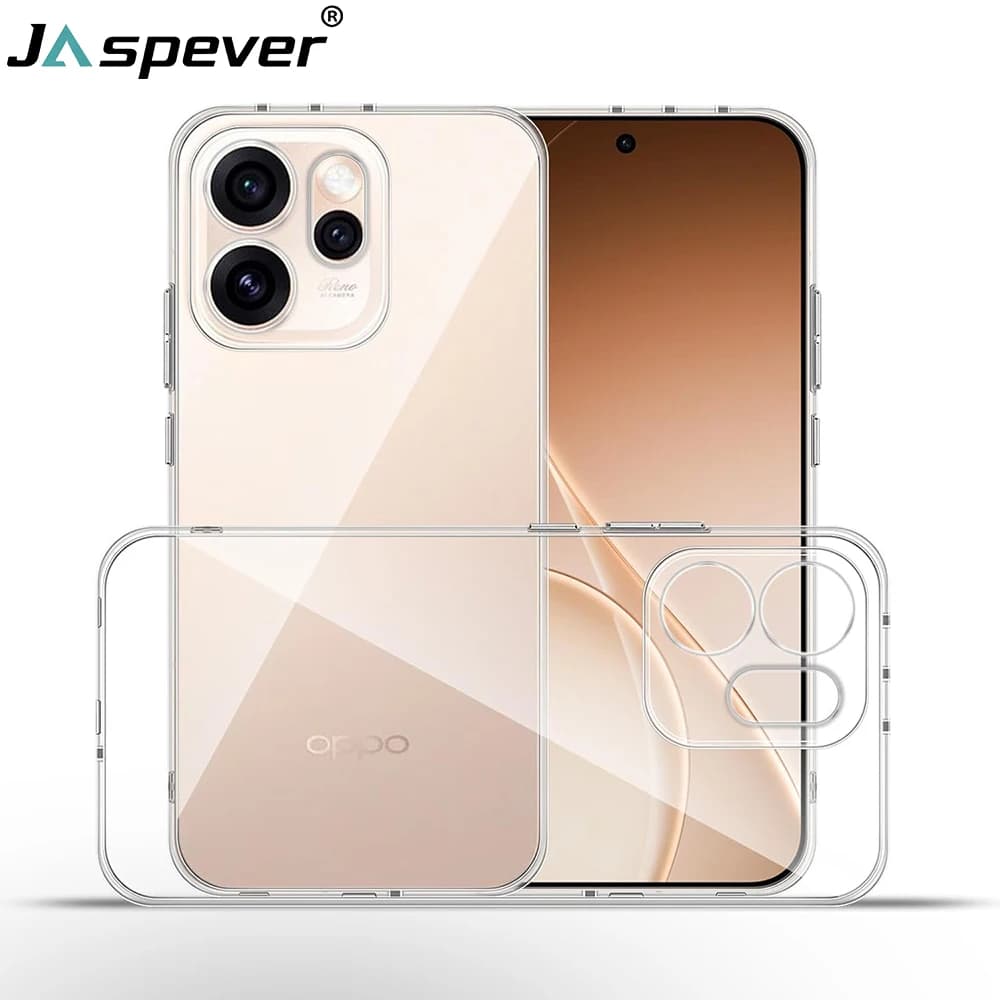 Custodia Ultra Sottile in Silicone Morbido Trasparente Antiurto per OPPO Reno 15 14 13 12 11 Pro Reno15 Pro Max Reno14 Reno13